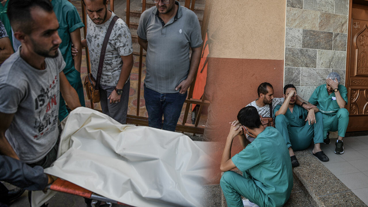 Gazze&#039;de durum felaket... Hastanenin içine toplu mezar kazıp gömecekler