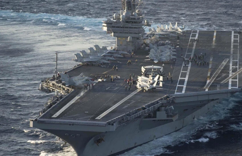 ABD askeri uçağı Akdeniz'de düştü