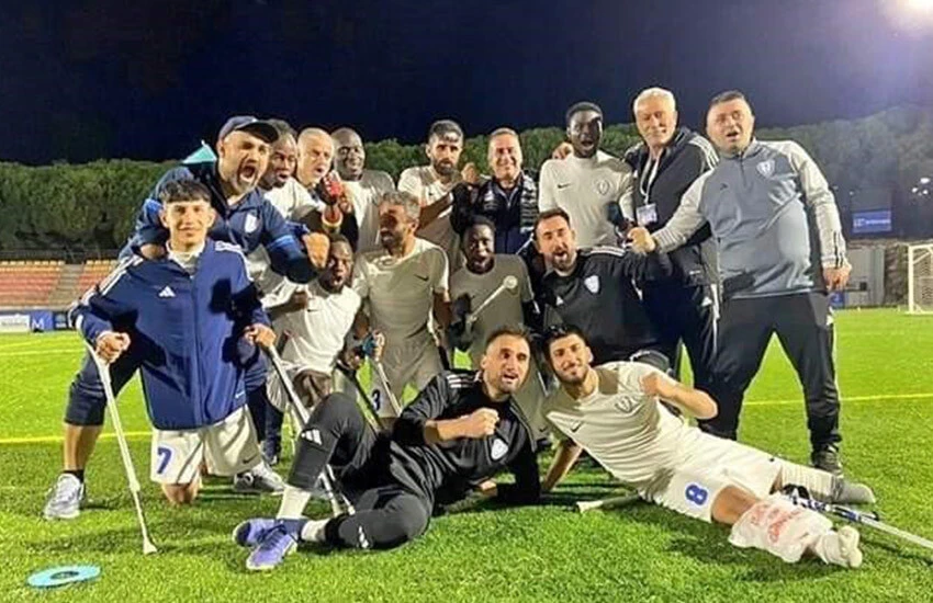 Şahinbey Ampute takımı Avrupa'nın en büyük takımı oldu.