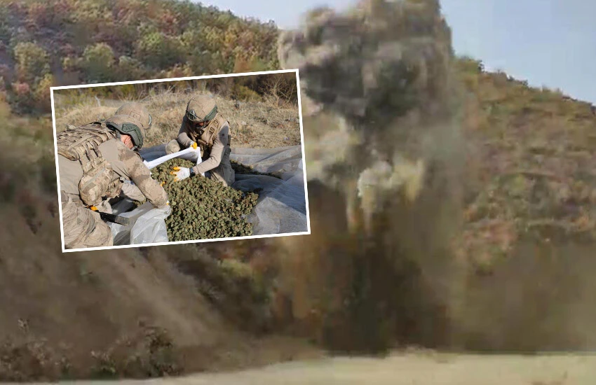 Lice'de PKK'ya darbe vuruldu.