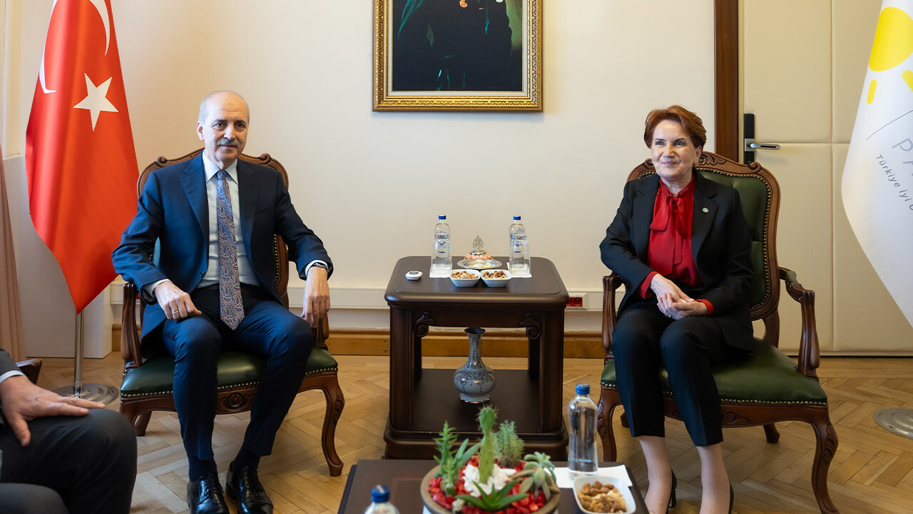 Numan Kurtulmuş&#039;tan Akşener&#039;e iade-i ziyaret 