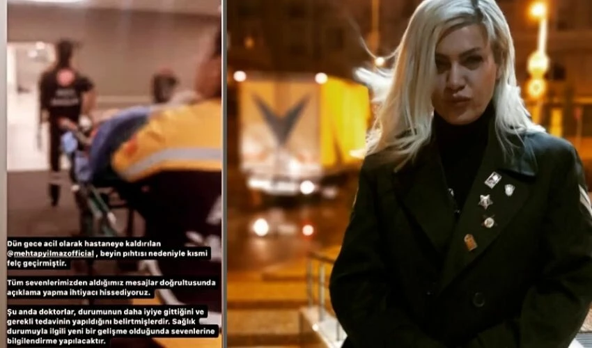 Popstar Mehtap kısmi felç geçirdi! Apar topar hastaneye kaldırıldı