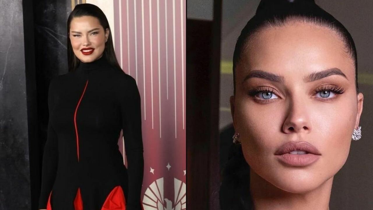 Estetiği abartan Adriana Lima’nın gözleri kayboldu