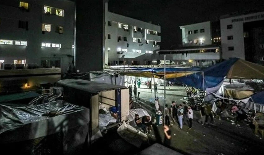 Şifa Hastanesi'ne baskın esnasında abluka altındaki Kudüs Hastanesi boşaltıldı