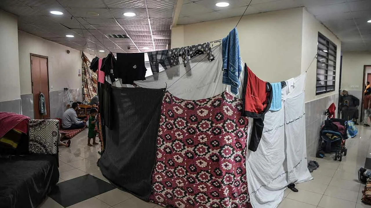 Nasser Hastanesi binlerce Filistinlinin sığınağı haline geldi