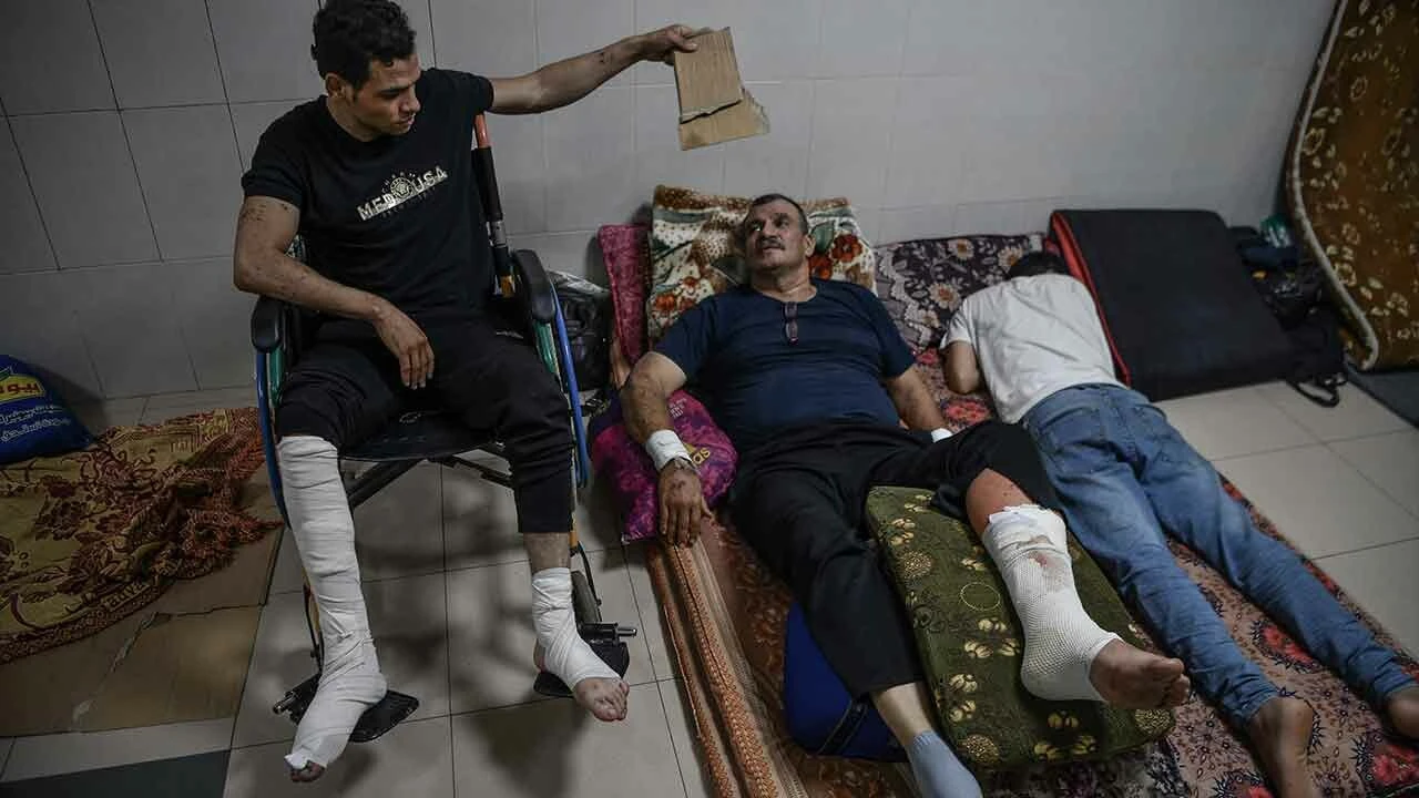 Nasser Hastanesi binlerce Filistinlinin sığınağı haline geldi