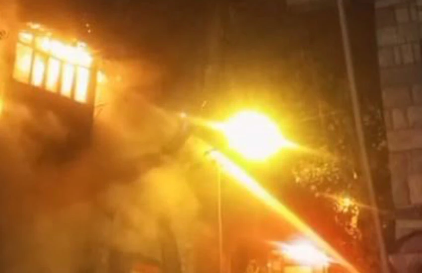 Kahramanmaraş’ta ahşap evde yangın çıktı