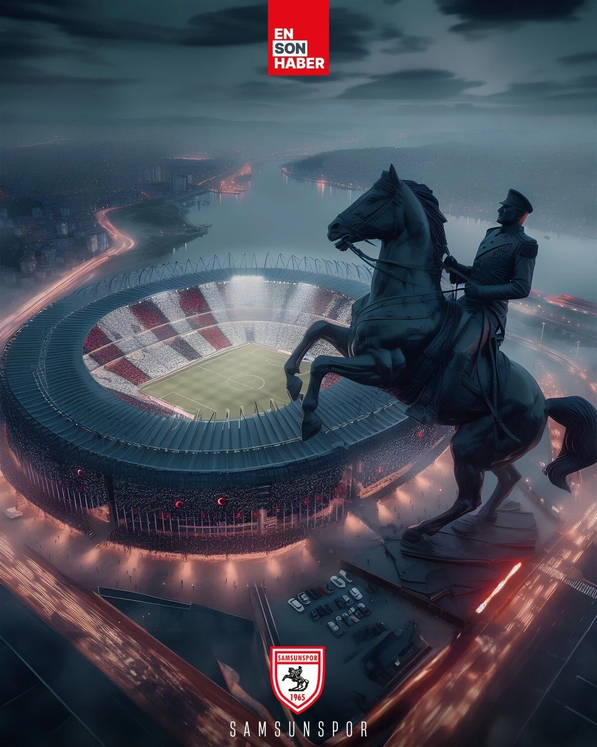 Yapay zekayla tasarlanan Süper Lig stadları sosyal medyanın gündeminde: Galatasaray, Beşiktaş, Fenerbahçe ve dahası