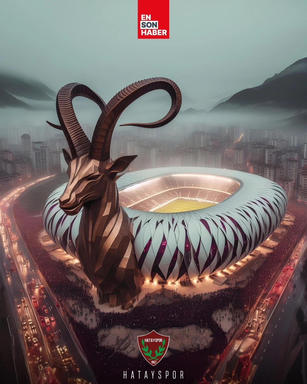 Yapay zekayla tasarlanan Süper Lig stadları sosyal medyanın gündeminde: Galatasaray, Beşiktaş, Fenerbahçe ve dahası