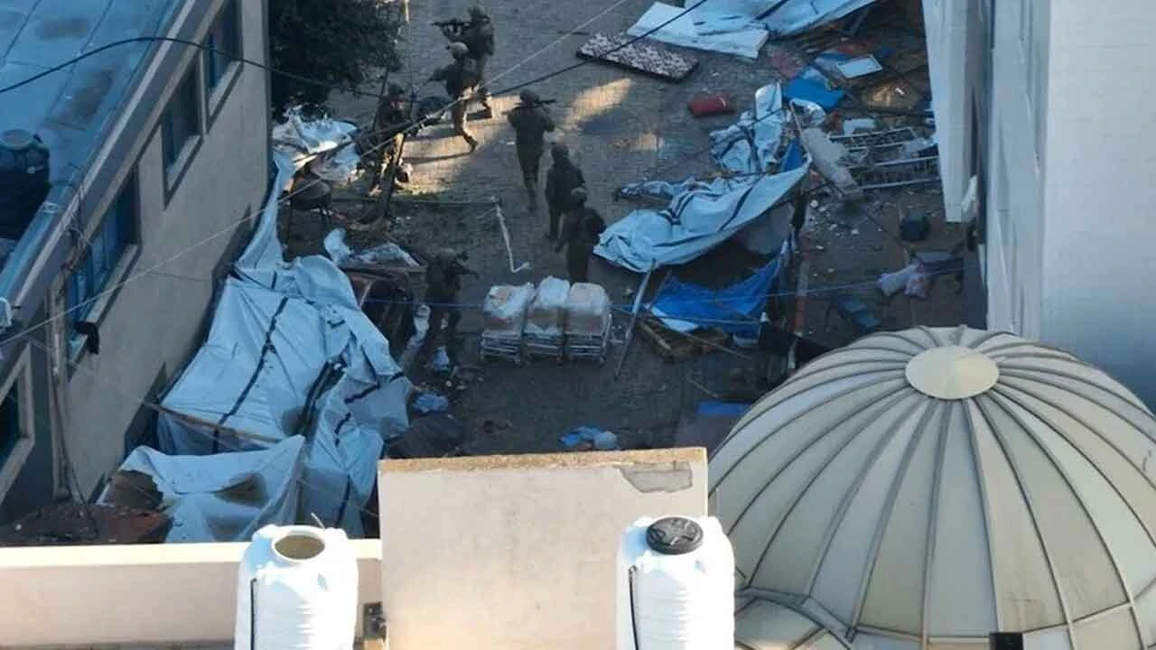 Hamas İsrail'in Şifa Hastanesi'nden sunduğu '<a href=