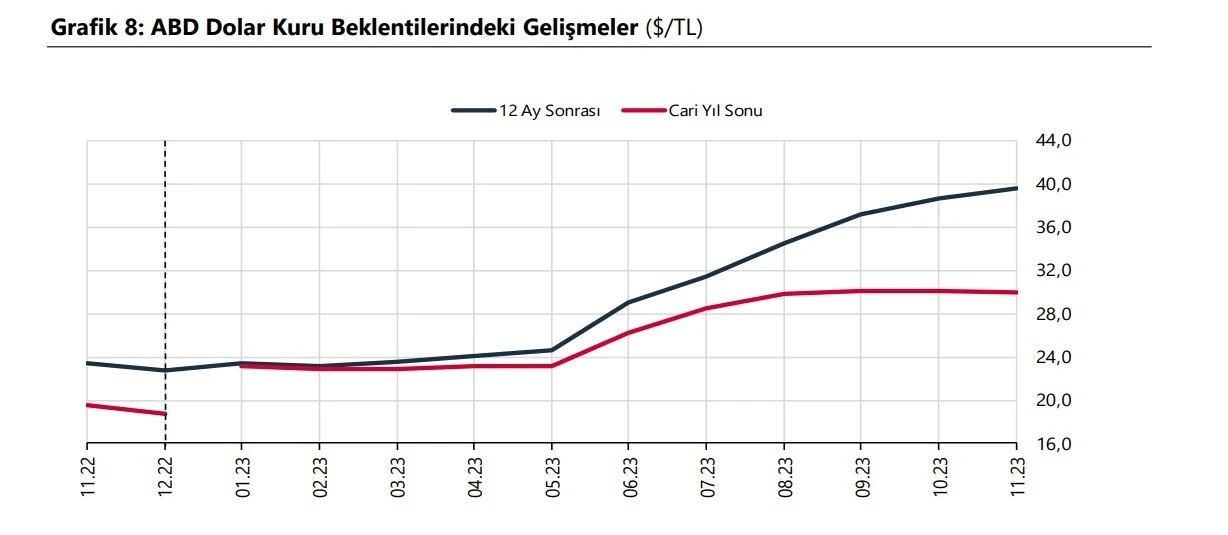 Merkez Bankası yıl sonu dolar kuru ve enflasyon tahminlerini açıkladı