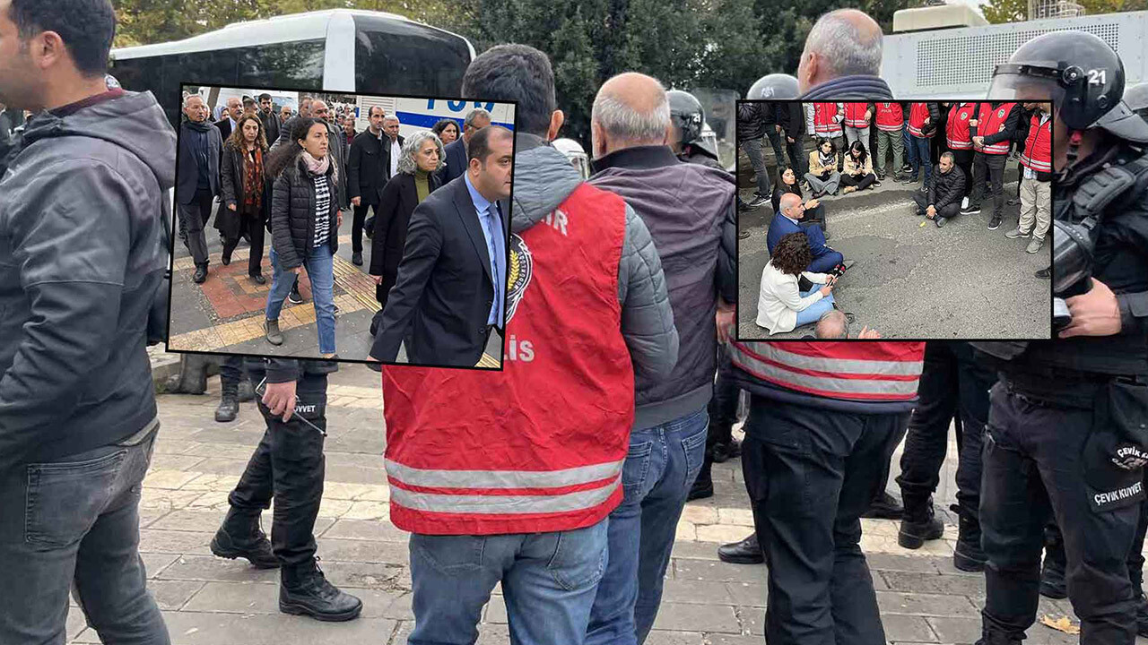 Diyarbakır’da HEDEP&#039;in izinsiz yürüyüşüne polis müdahalesi: 50 gözaltı