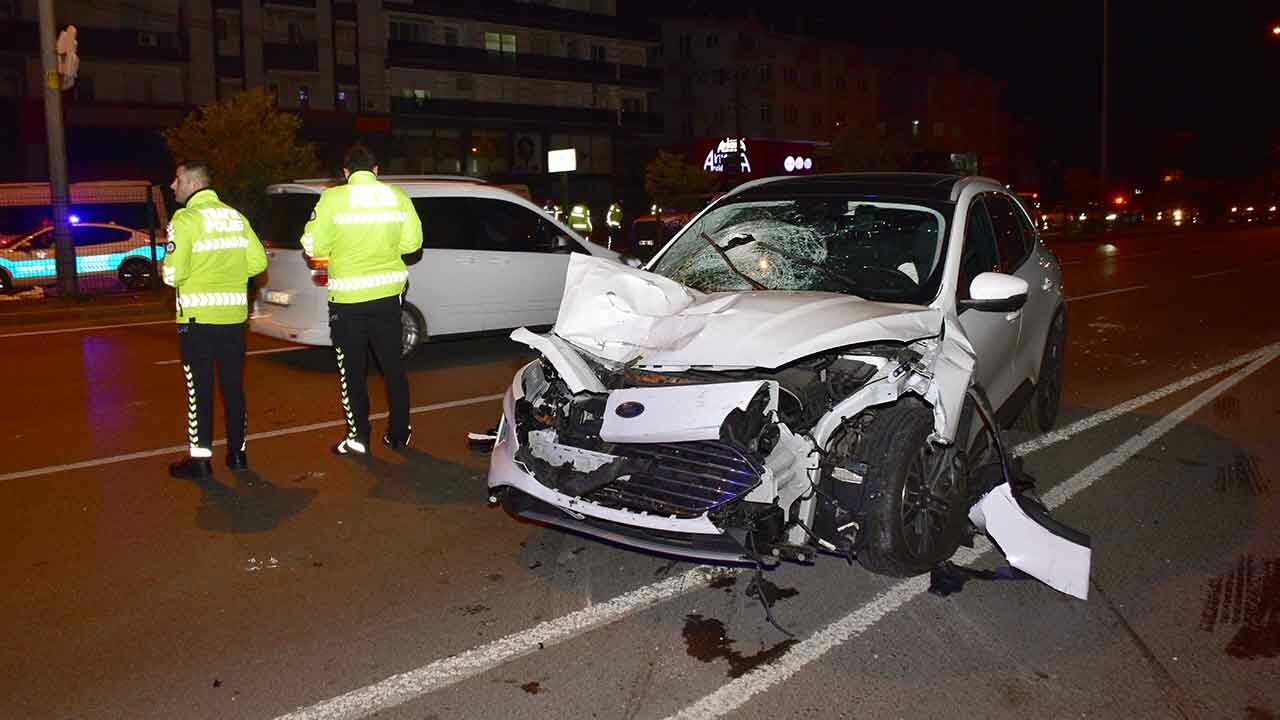 Önce yayaya çarptı sonra karşı yola fırladı: 1 ölü