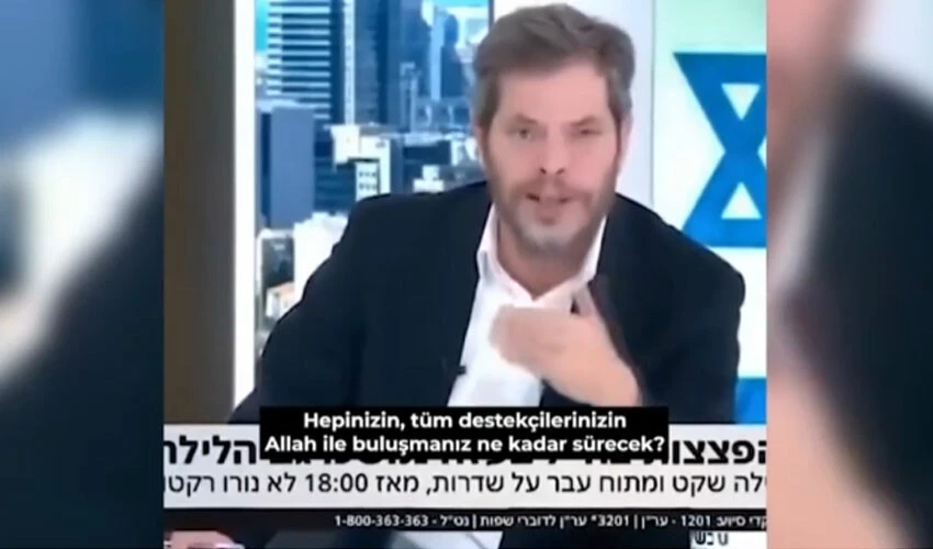 İsrailli sunucudan dünyaya savaş ve <a href=