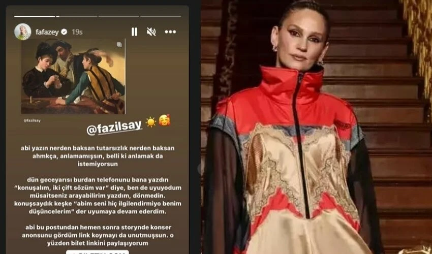‘Haddini bilmesi gerek’ diyen Fazıl Say’a Farah Zeynep’ten zehir zemberek sözler