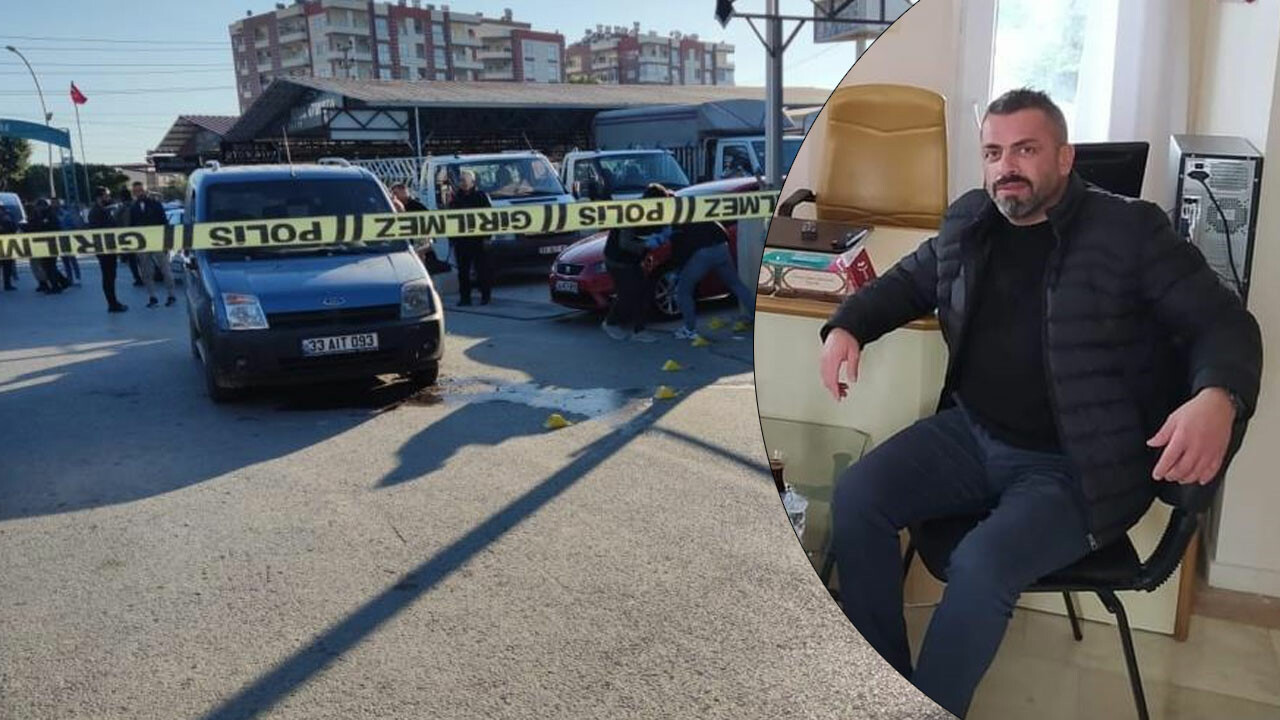 Mersin&#039;de kulüp başkanına kanlı pusu: Aracını kurşun yağmuruna tuttular