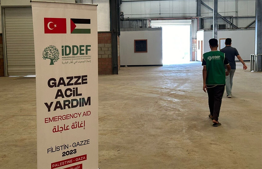 İDDEF Gazze için seferber oldu
