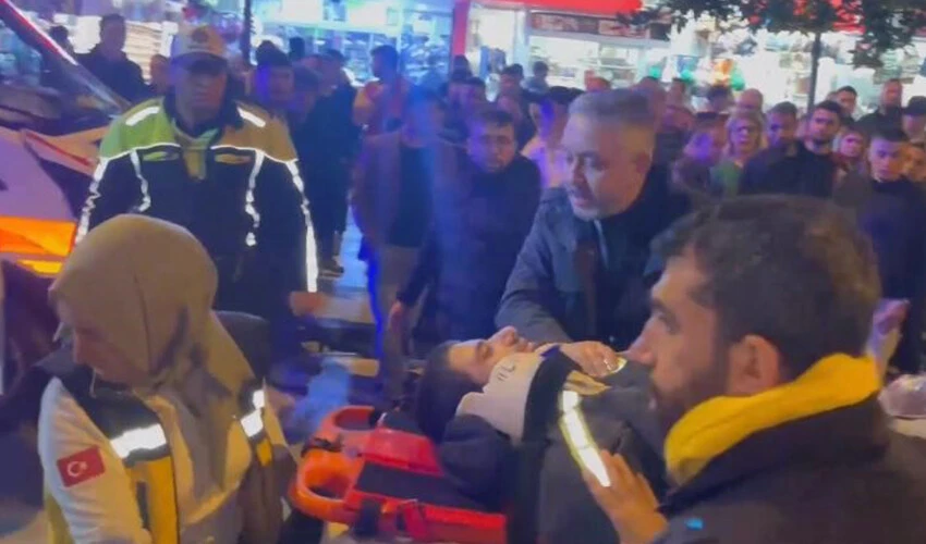 Bisiklete çarpan ambulans şoförü gözyaşlarına boğuldu