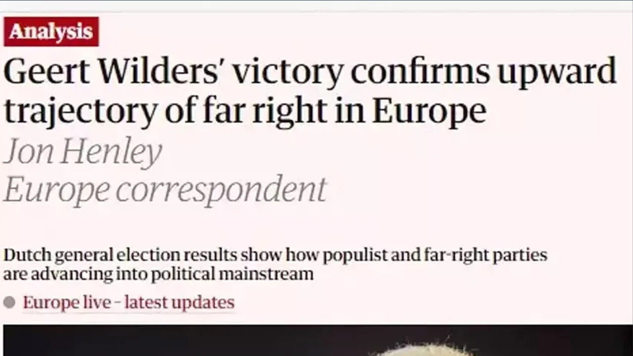 Irkçı ve İslam düşmanı Geert Wilders, Avrupa'da manşette: İnsan hakları tehlikede