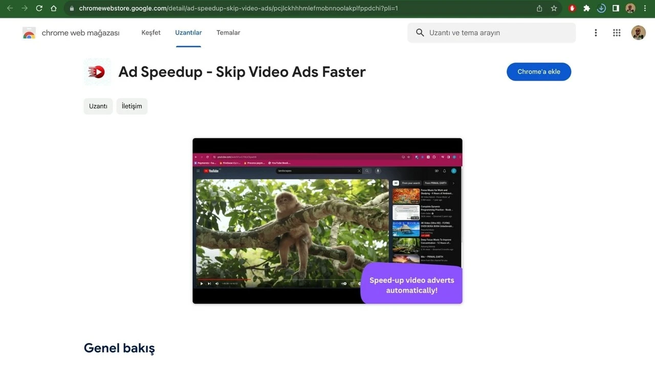 YouTube’da reklamları saniyede atlayabilen eklenti geliştirildi: Reklam engelleyiciye gerek bile yok!