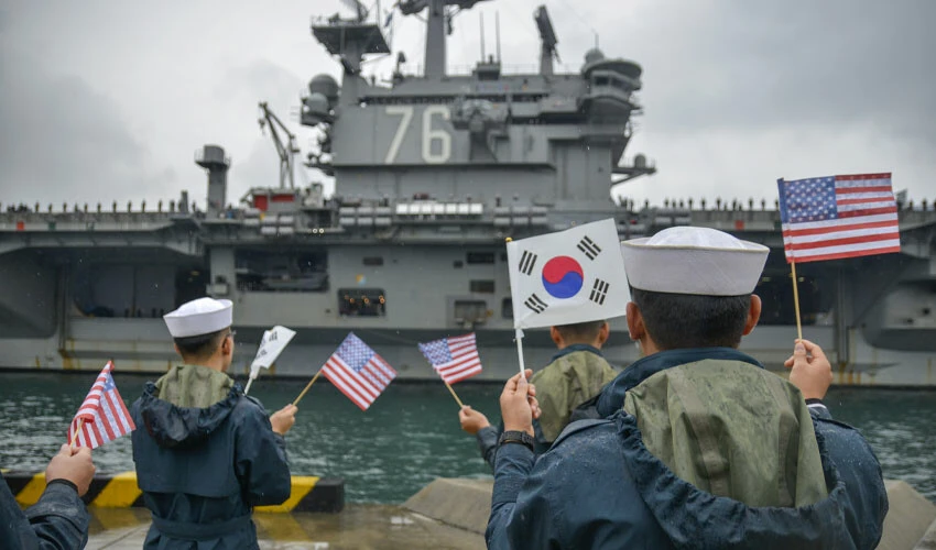 Kuzey'in tehditlerine güney tatbikatla cevap verdi: Güney Kore, <a href=
