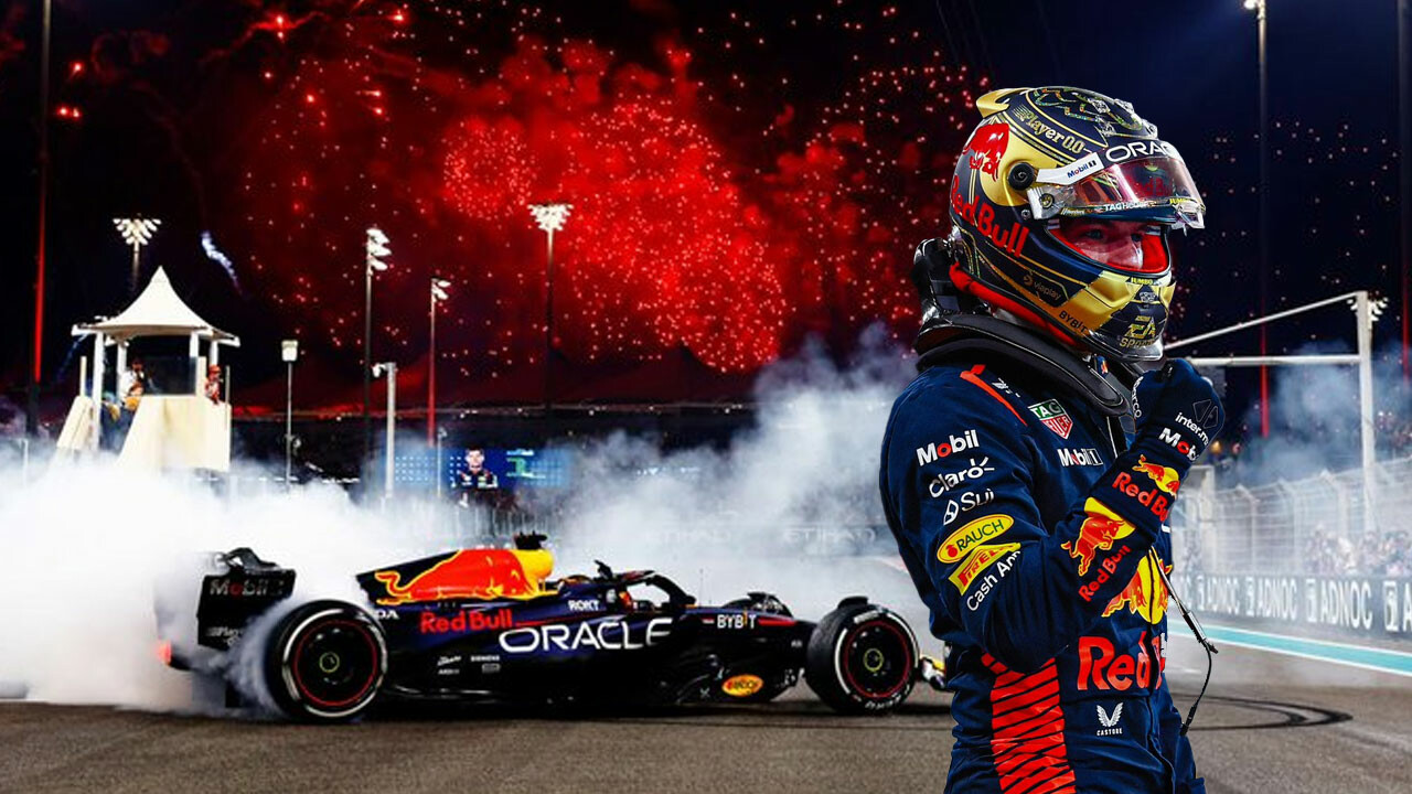 Şampiyon zaferle bitirdi! Formula 1&#039;de sezonun son yarışını Verstappen kazandı