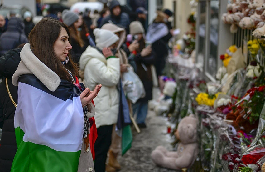 Rusya'da Filistin Halkıyla Uluslararası Dayanışma Günü sebebiyle etkinlik düzenlendi.