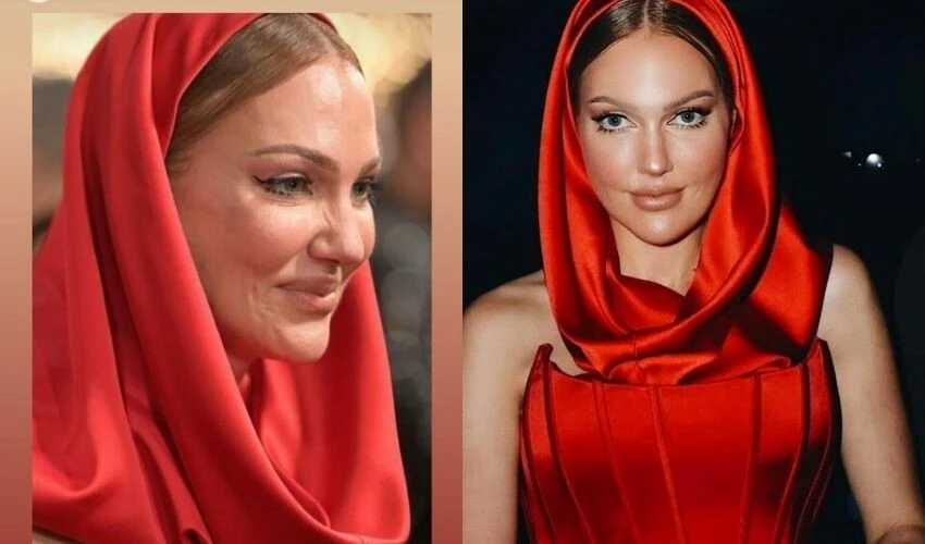 Estetiğin dozunu kaçıran Meryem Uzerli, gülmek de dahi zorlandı