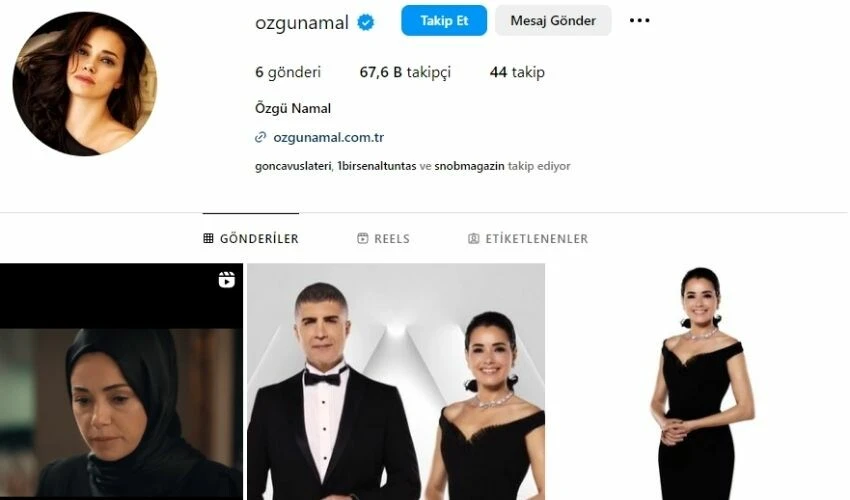 Özgü Namal yıllar sonra sosyal medya açtı, takip etmediği isim dikkat çekti