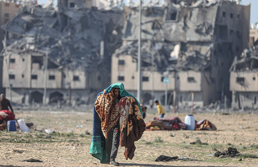 2 bin kilometre öteden Filistin’e destek: Gazze'de soykırım yaşanıyor