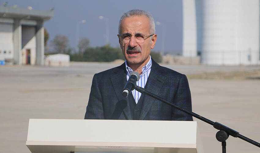 Ulaştırma Bakanı Abdulkadir Uraloğlu Hatay Havalimanı için tarih verdi