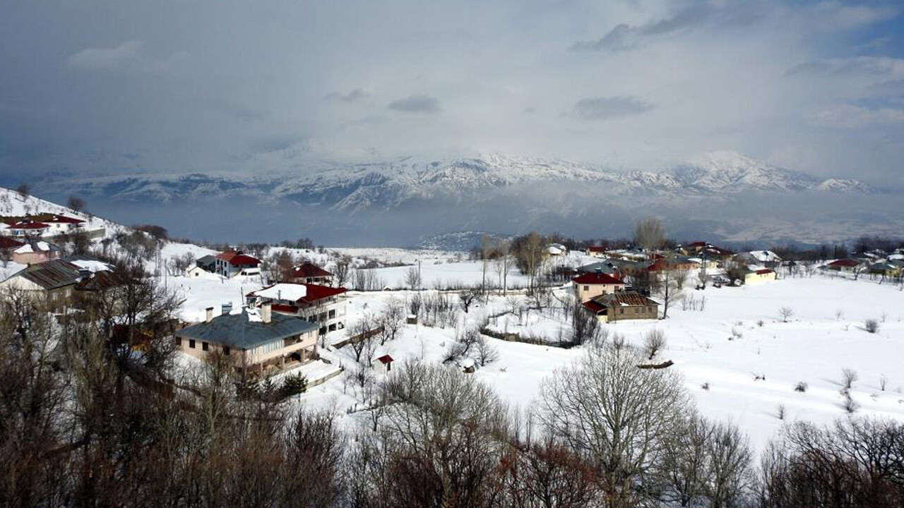 Erzincan buz tuttu, kara kış kapıda...