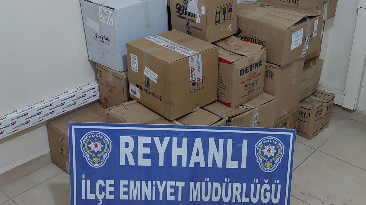 Hatay&#039;da 10 bin kutu sahte ilaç serum ve merhem ele geçirildi