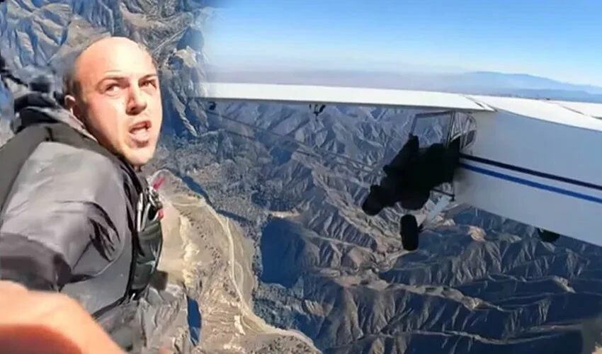 Bile bile uçağını düşüren fenomenin cezası kesildi