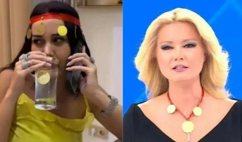 Müge Anlı'dan canlı yayında Dilan Polat'a 'altınlı' gönderme!