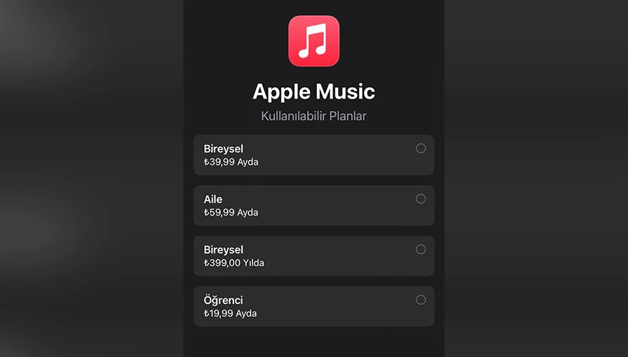 iPhone zammından sonra Apple Müzik fiyatları da arttı: İşte yeni tarife