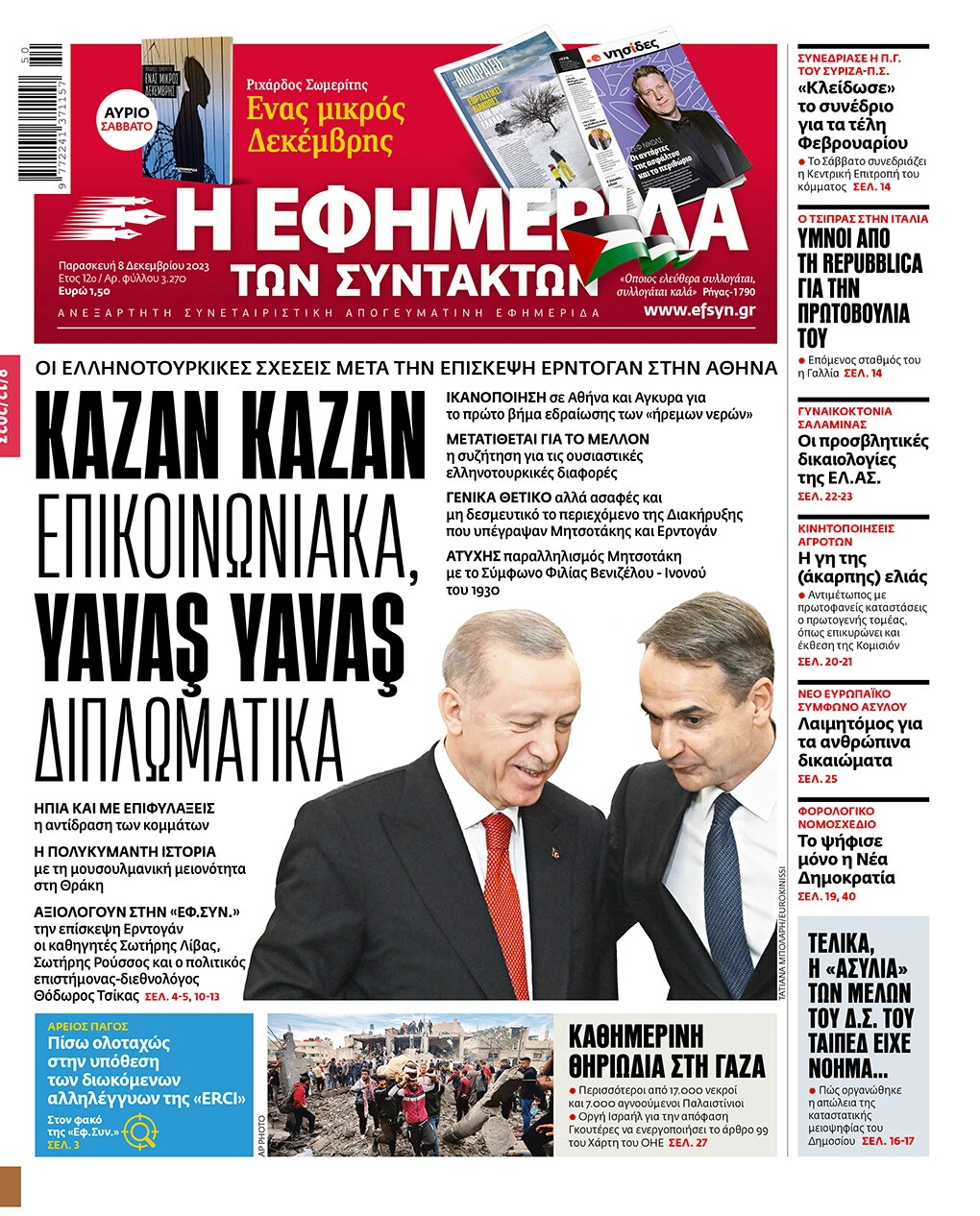 Cumhurbaşkanı Erdoğan manşetlerde! İlk sayfada Türkçe kelimeler var