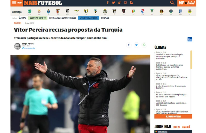 Vitor Pereira, Süper Lig ekibinin teklifini reddetti!