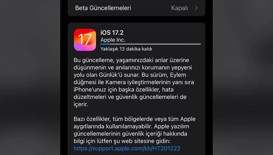 iOS 17.2 yayınlandı: işte iPhone'a gelen yepyeni özellikler