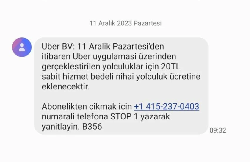 Uber uygulamayla çağırılan taksiye zamlı tarife, tepkiler çığ gibi büyüyor: Her biniş 20 lira!