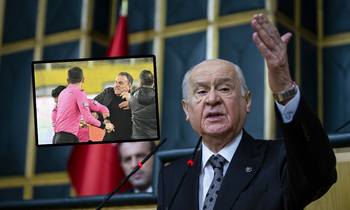 MHP lideri Bahçeli&#039;den Halil Umut Meler&#039;e yumruk atan Faruk Koca&#039;ya sert tepki