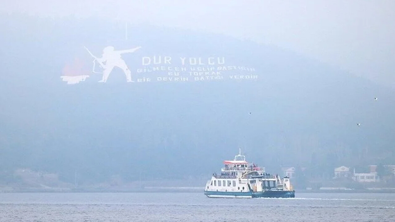 Çanakkale Boğazı&#039;nda sis engeli! Gemi trafiği çift yönlü kapatıldı