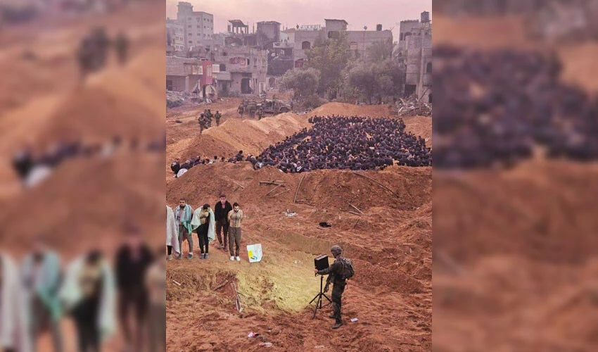 Dehşet verici! İsrail'in 'kıyamet sonrası' diyerek servis ettiği fotoğraf dünya gündemine oturdu