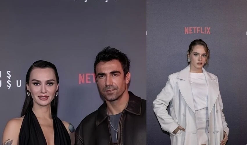 Kuş Uçuşu ekibi yemekte buluştu! İbrahim Çelikkol ve Birce Akalay'dan iltifat yağmuru geldi