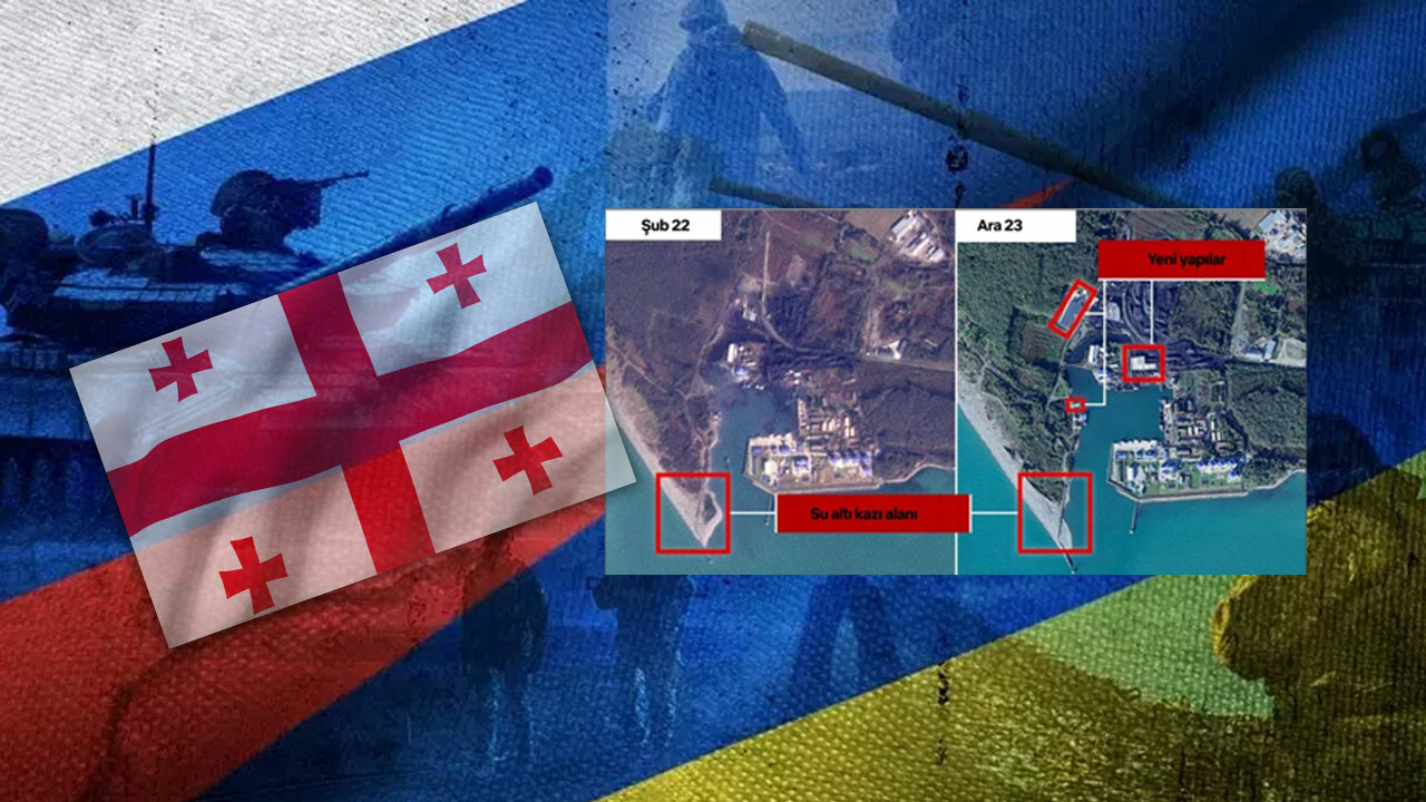Rus üssü uydu fotoğraflarıyla ortaya çıktı! Gürcistan Rusya-Ukrayna savaşının bir parçası olabilir