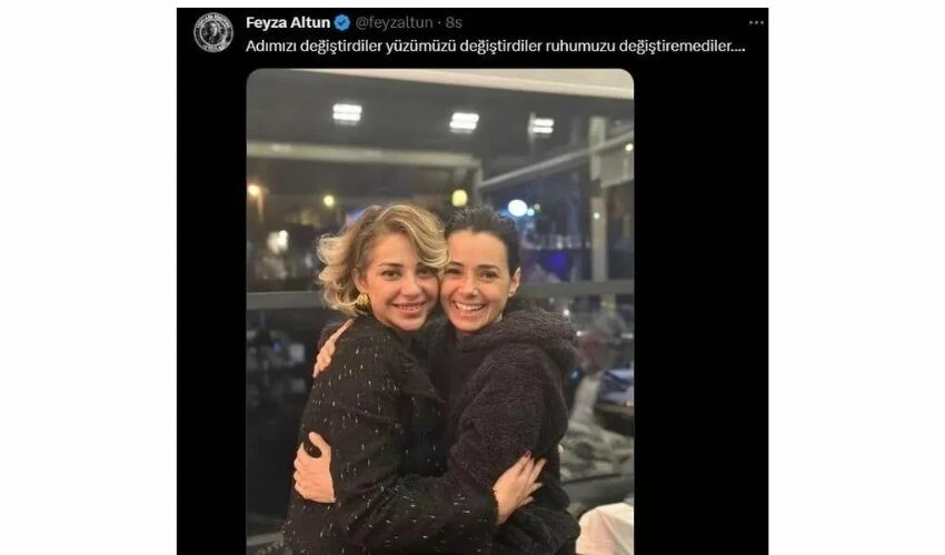 Feyza Altun ve Özgü Namal buluşmasına "Kurtlar Vadisi" göndermesi