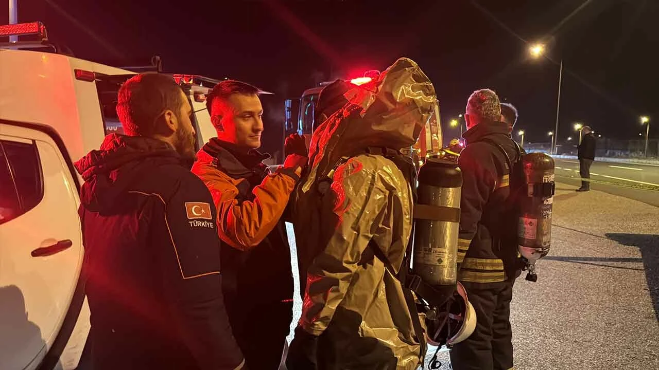 Bolu'da kimyasal madde paniği! Tankerden sızdı, ekipler alarma geçti