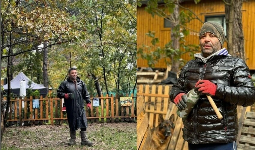 Ceyda Düvenci’den boşanan Bülent Şakrak’ın doğa ile iç içe yeni yuvası
