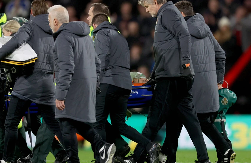 Premier Lig maçında yürekler ağza geldi! Bir anda yere yığıldı