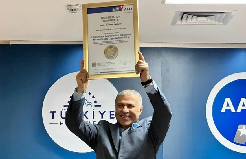 Türkiye Hastanesi’ne uluslararası düzeyde kalite belgesi
